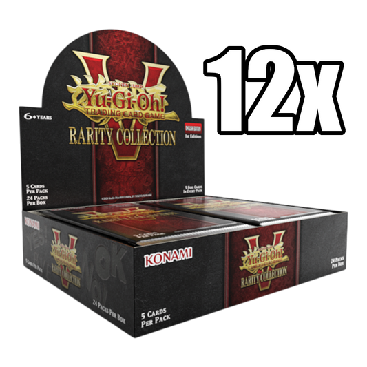 Yu-Gi-Oh Rarity Collection V Booster Case (12 Boxes) Pre-Order - Free Shipping
