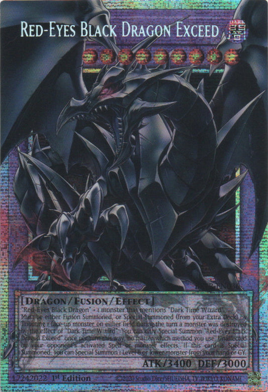 Red-Eyes Black Dragon Exceed (extended art) - BETB-EN036 - 1st Edition - Starlight Rare