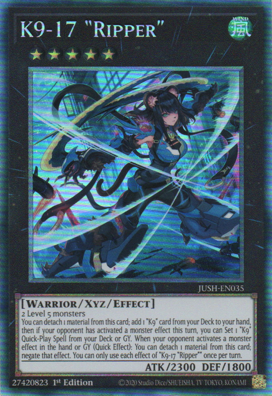 K9-17 “Ripper” - JUSH-EN035 - 1st Edition - Collector's Rare