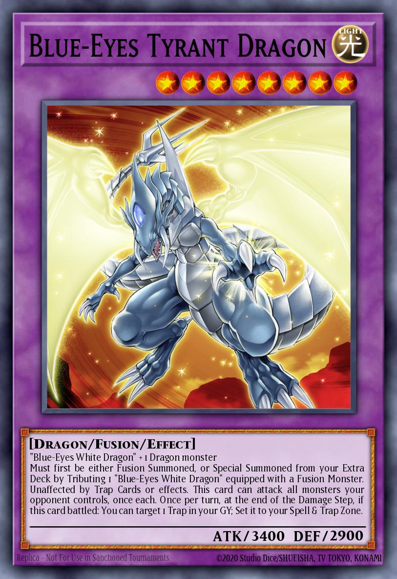 Blue-Eyes Tyrant Dragon - SDWD-EN037 - 1st Edition - Common