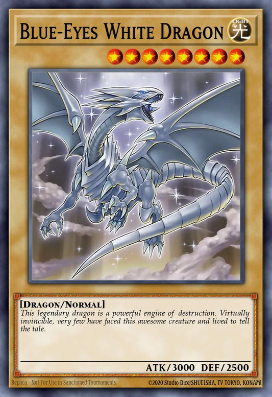 Blue-Eyes White Dragon - SDWD-EN003 - 1st Edition - Common