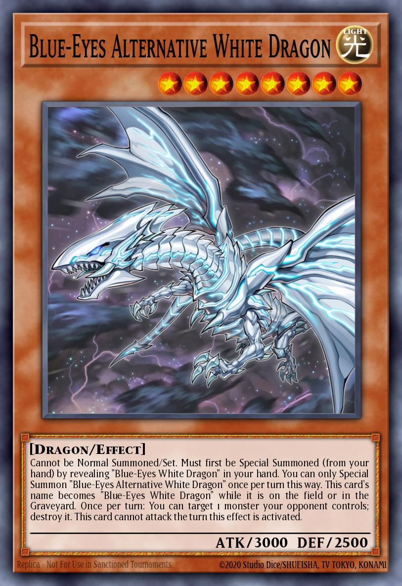 Blue-Eyes Alternative White Dragon - SDWD-EN005 - 1st Edition - Common