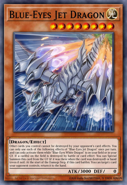 Blue-Eyes Jet Dragon - SDWD-EN006 - 1st Edition - Common