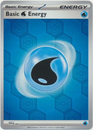 Basic Water Energy - Shrouded Fable Reverse Holo Energy Card