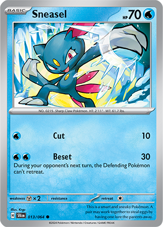 Sneasel - Shrouded Fable - 013/064 - Common