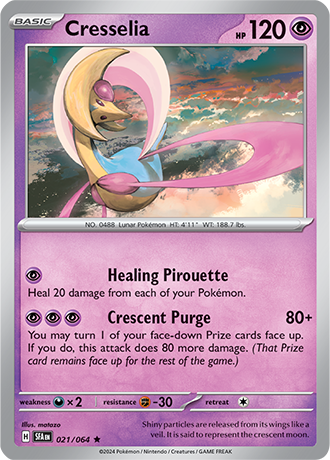 Cresselia - Shrouded Fable - 021/064 - Rare