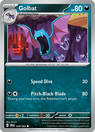 Golbat - Shrouded Fable - 028/064 - Common