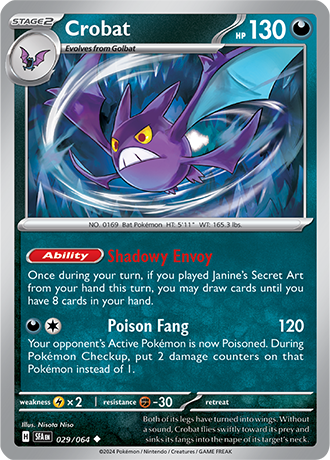 Crobat - Shrouded Fable - 029/064 - Uncommon