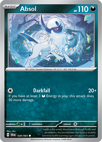 Absol - Shrouded Fable - 030/064 - Common