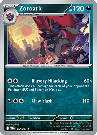 Zoroark - Shrouded Fable - 032/064 - Rare