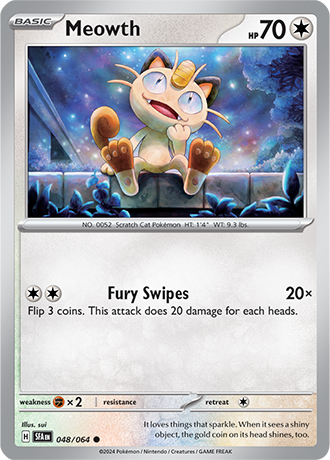 Meowth - Shrouded Fable - 048/064 - Common