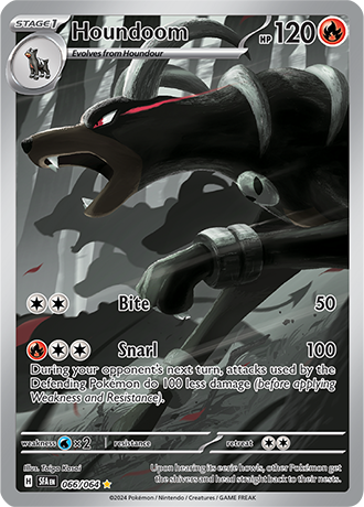 Houndoom - Shrouded Fable - 066/064 - Illustration Rare