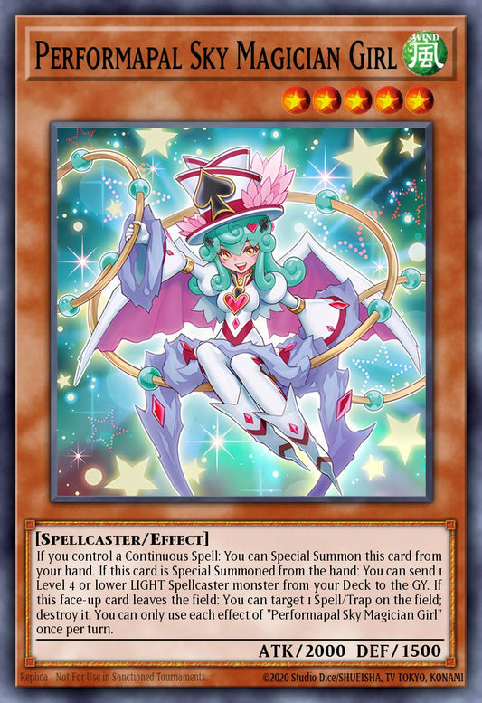 Performapal Sky Magician Girl - SUDA-EN099 - 1st Edition - Super Rare