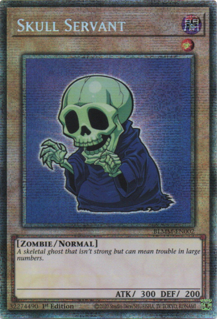 Skull Servant (Chibi Artwork) - BLMM-EN002 - 1st Edition - Starlight Rare