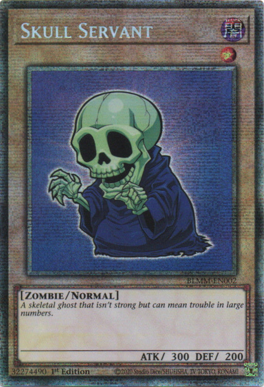 Skull Servant (Chibi Artwork) - BLMM-EN002 - 1st Edition - Starlight Rare