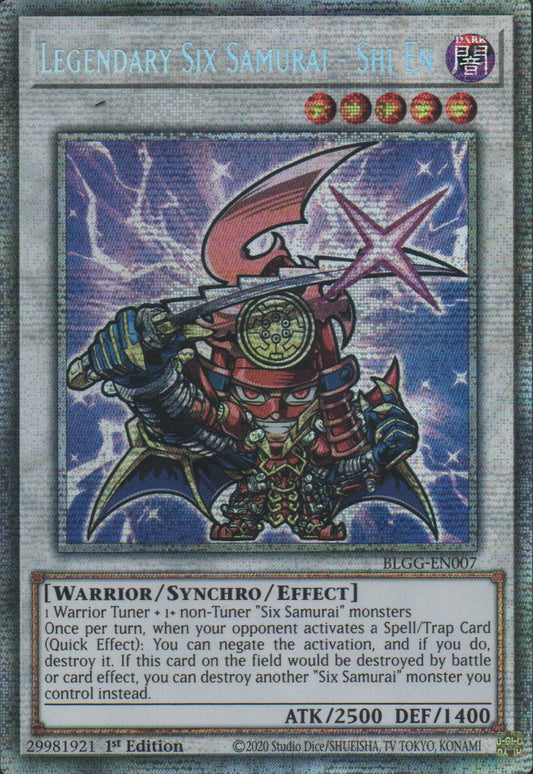 Legendary Six Samurai - Shi En (Chibi artwork) - BLGG-EN007 - 1st Edition - Starlight Rare
