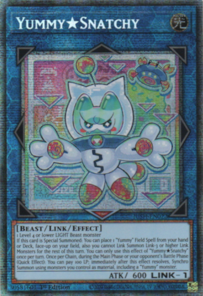 Yummy Snatchy - JUSH-EN022 - 1st Edition - Starlight Rare