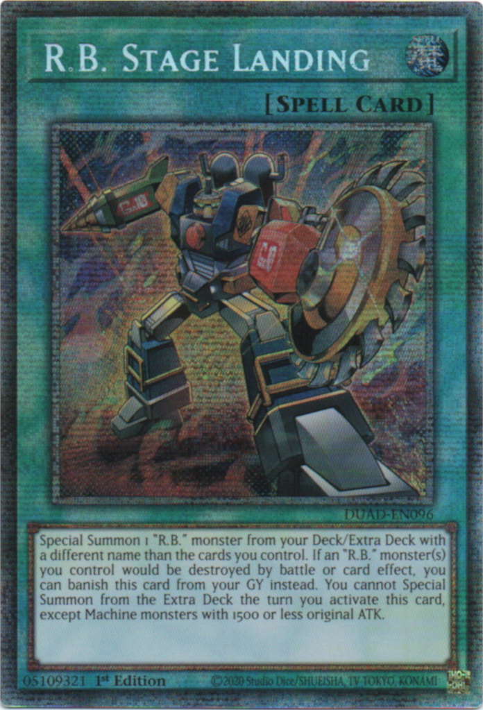 R.B. Stage Landing - DUAD-EN096 - 1st Edition - Starlight Rare