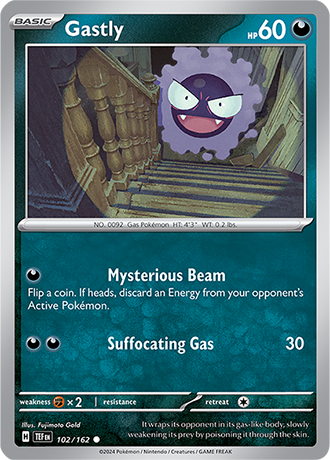 Gastly - Temporal Forces - 102/162 - Common