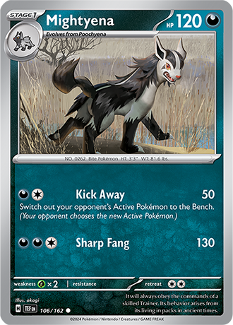 Mightyena - Temporal Forces - 106/162 - Common