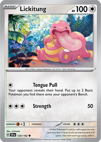 Lickitung - Temporal Forces - 124/162 - Common