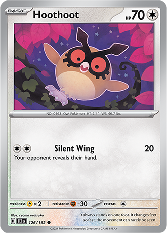 Hoothoot - Temporal Forces - 126/162 - Common