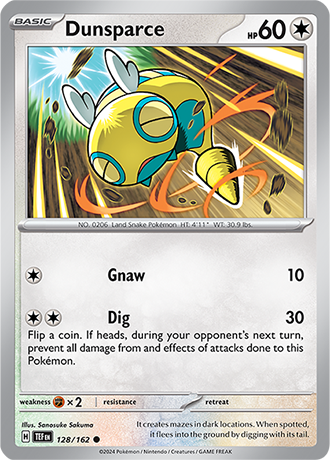 Dunsparce - Temporal Forces - 128/162 - Common