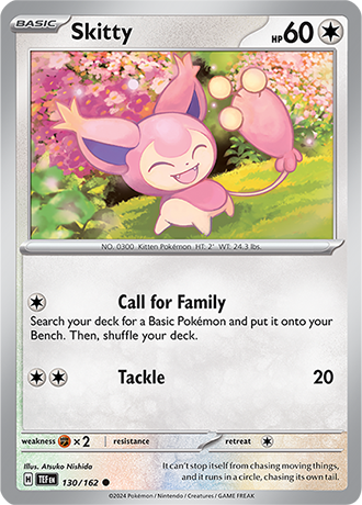 Skitty - Temporal Forces - 130/162 - Common