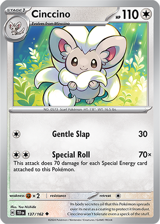 Cinccino - Temporal Forces - 137/162 - Uncommon