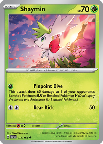 Shaymin - Temporal Forces - 013/162 - Uncommon