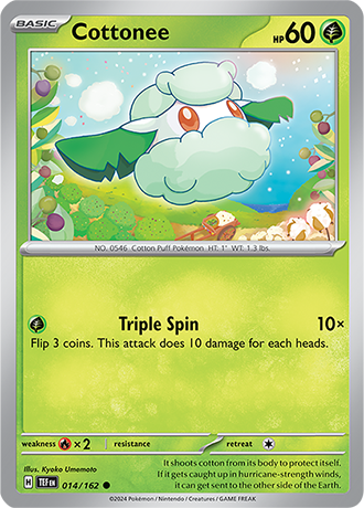 Cottonee - Temporal Forces - 014/162 - Common