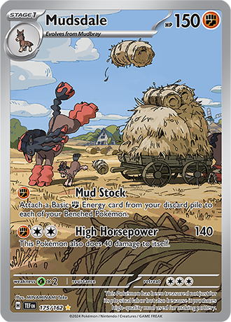 Mudsdale - Temporal Forces - 175/162 - Illustration Rare