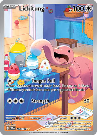 Lickitung - Temporal Forces - 180/162 - Illustration Rare