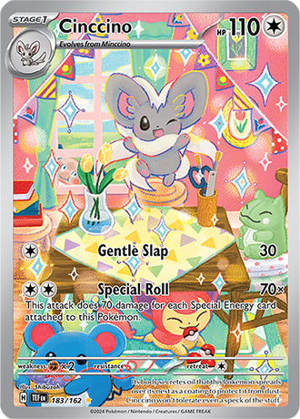 Cinccino - Temporal Forces - 183/162 - Illustration Rare