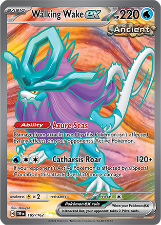 Walking Wake ex - Temporal Forces - 189/162 - Full Art