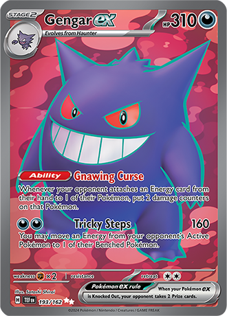 Gengar ex - Temporal Forces - 193/162 - Full Art