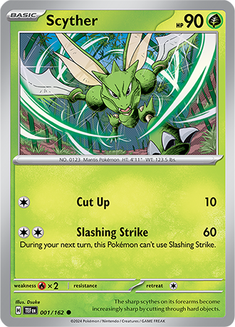 Scyther - Temporal Forces - 001/162 - Common