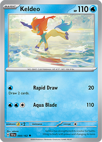 Keldeo - Temporal Forces - 044/162 - Uncommon