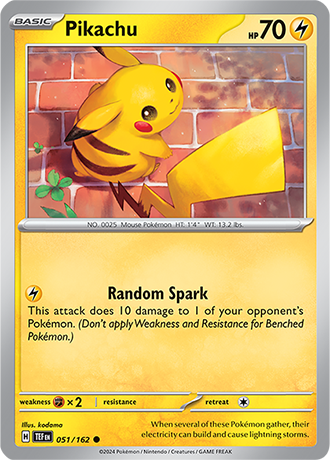 Pikachu - Temporal Forces - 051/162 - Common