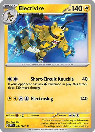 Electivire - Temporal Forces - 054/162 - Uncommon