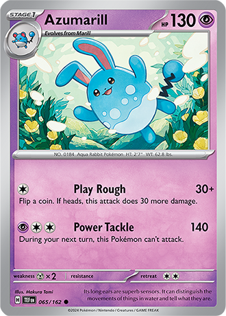 Azumarill - Temporal Forces - 065/162 - Common