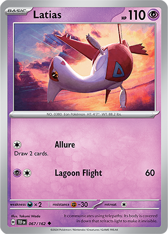 Latias - Temporal Forces - 067/162 - Uncommon