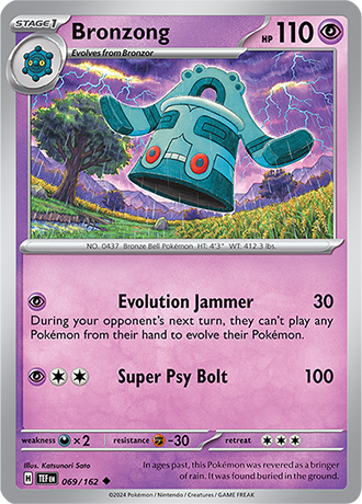 Bronzong - Temporal Forces - 069/162 - Uncommon