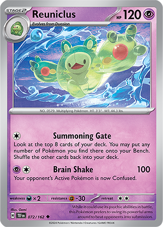 Reuniclus - Temporal Forces - 072/162 - Uncommon