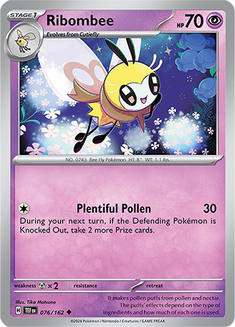 Ribombee - Temporal Forces - 076/162 - Uncommon