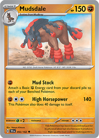 Mudsdale - Temporal Forces - 092/162 - Uncommon