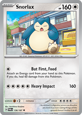 Snorlax - Twilight Masquerade - 136/167 - Uncommon