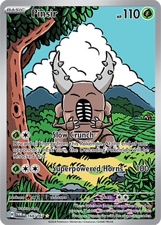 Pinsir - Twilight Masquerade - 168/167 - Illustration Rare