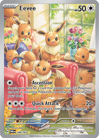 Eevee - Twilight Masquerade - 188/167 - Illustration Rare