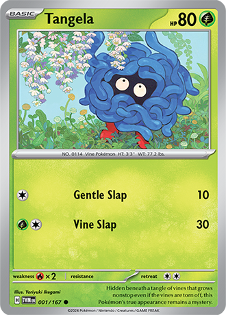 Tangela - Twilight Masquerade - 001/167 - Common